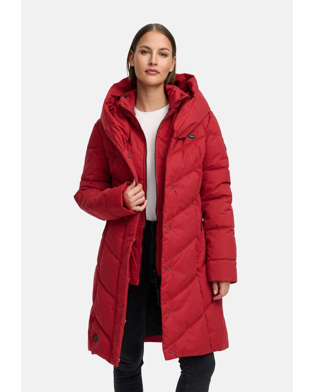 Ragwear Red Mantel Natalka