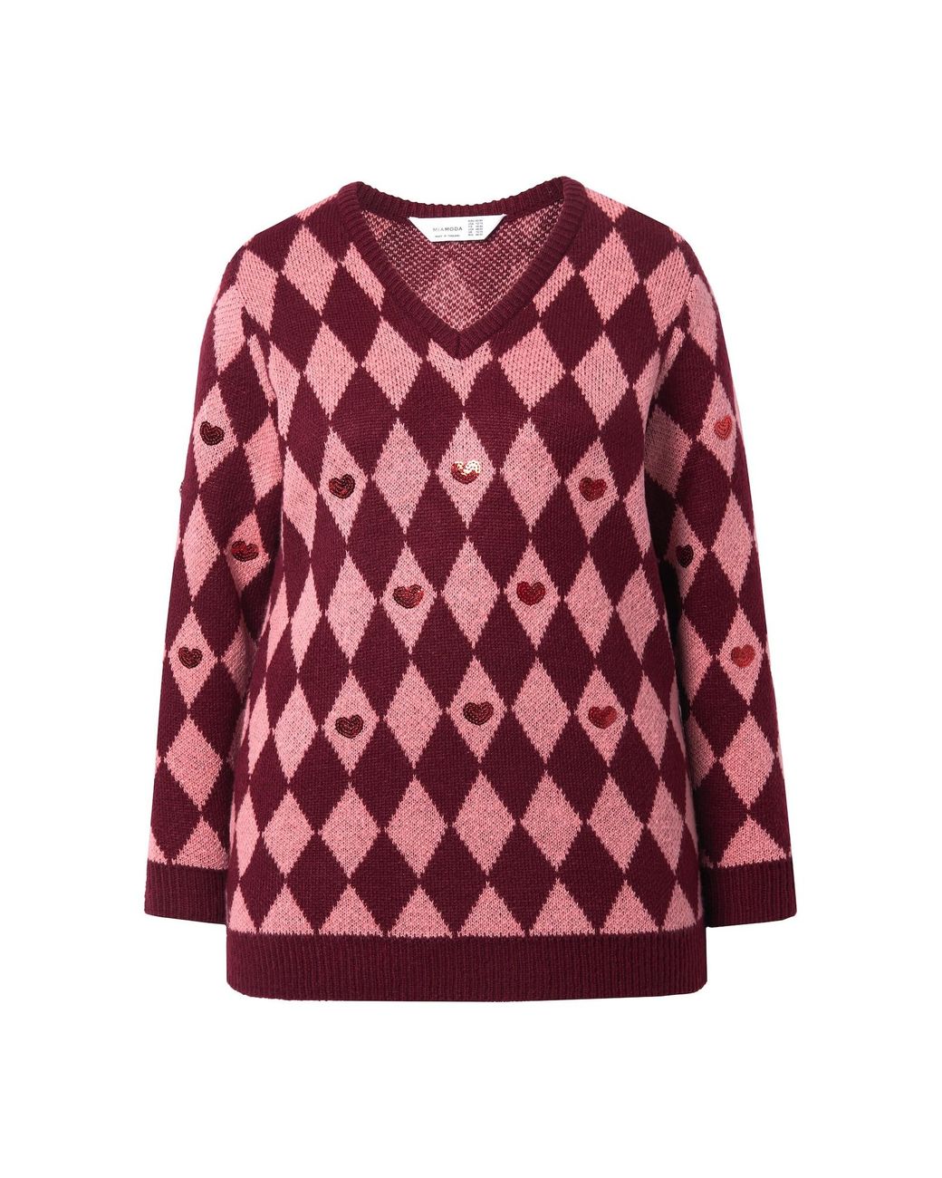 MIAMODA Red Pullover