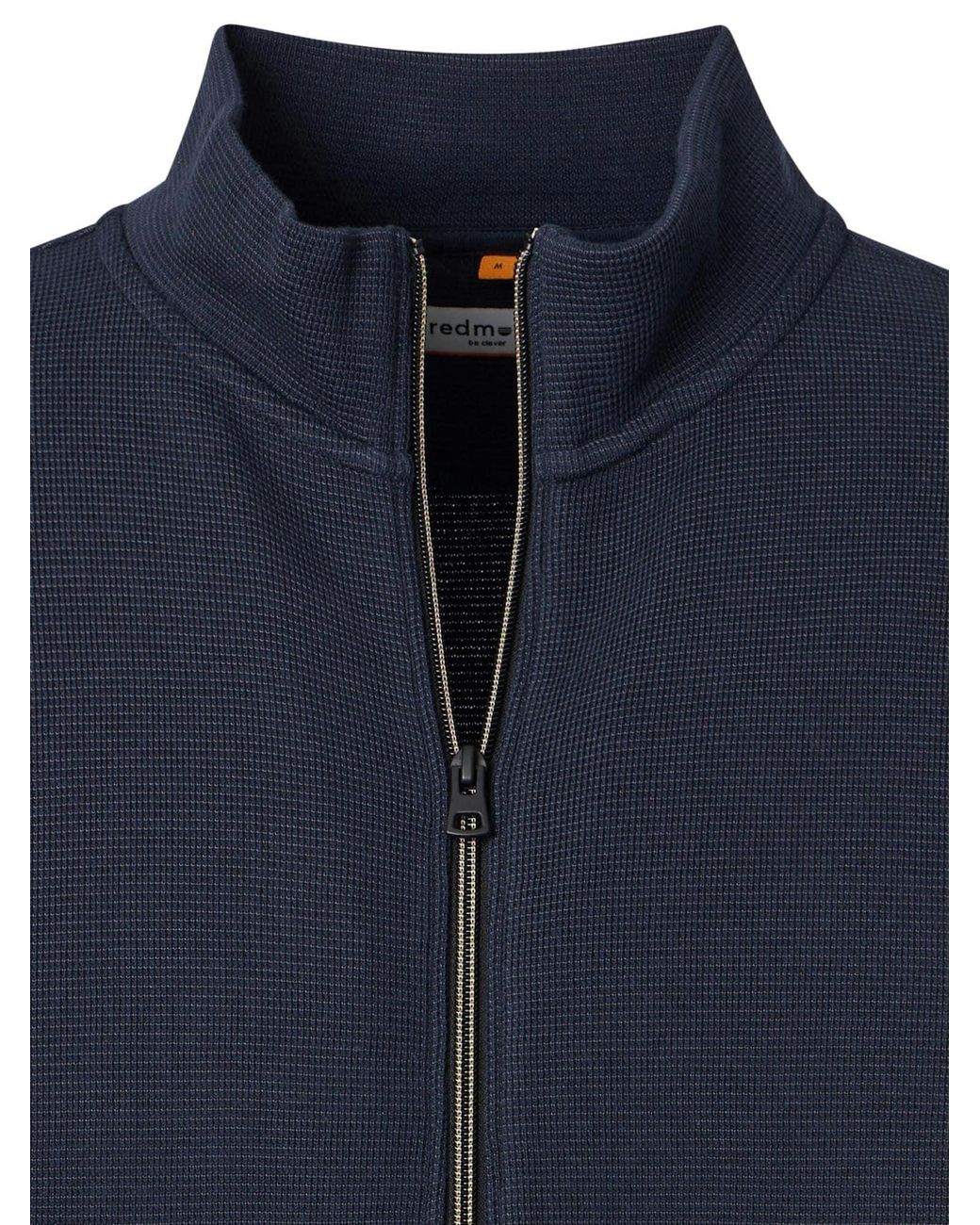 Redmond Sweatjacke Basic in Blue für Herren