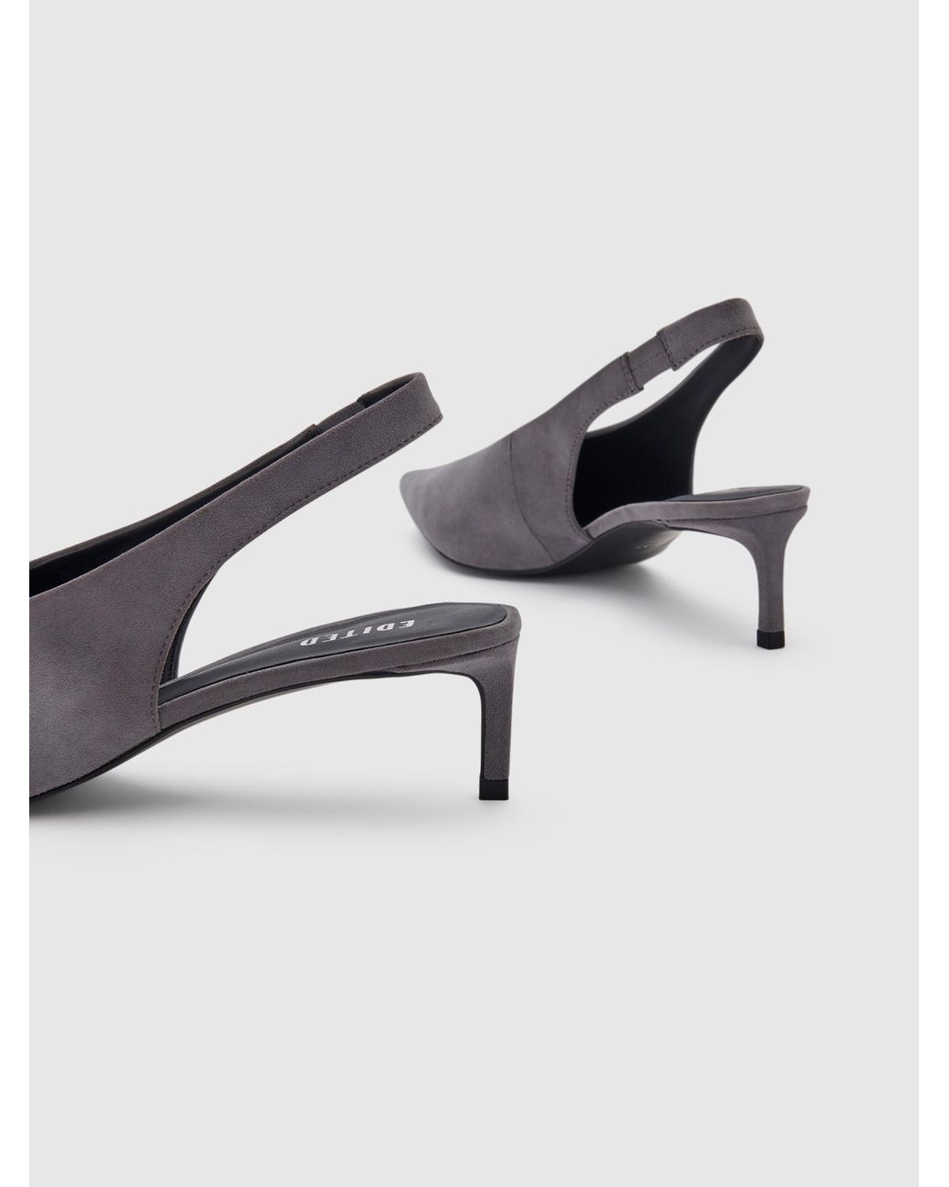 EDITED Gray Pumps Tessa