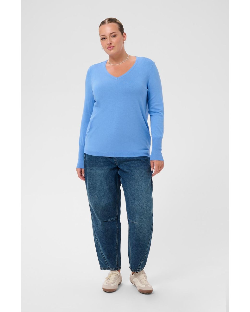 Kaffe Blue Pullover
