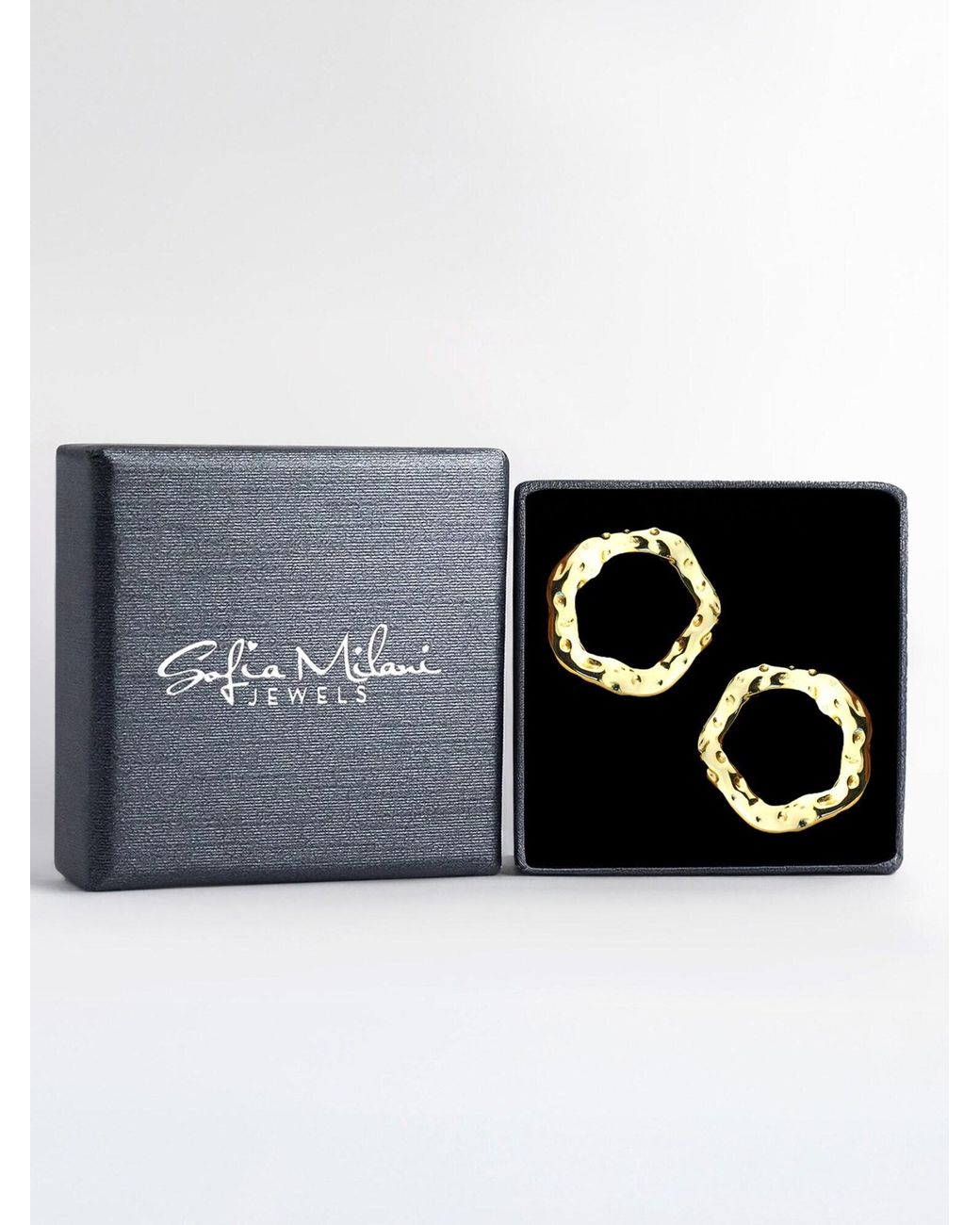 Sofia Milani Metallic Ohrringe Circle