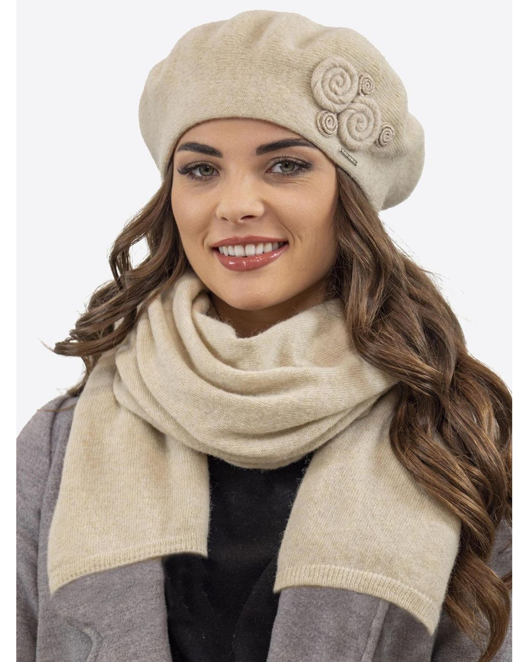 Vivience Gray Mütze 7037 Set