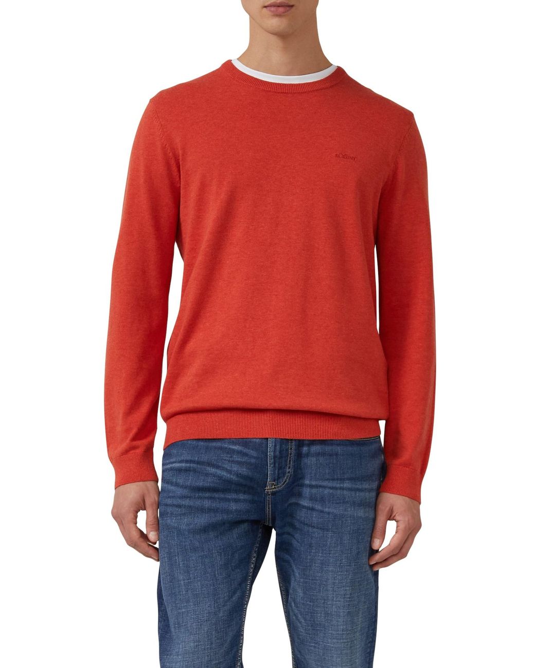 S.oliver Pullover in Red für Herren