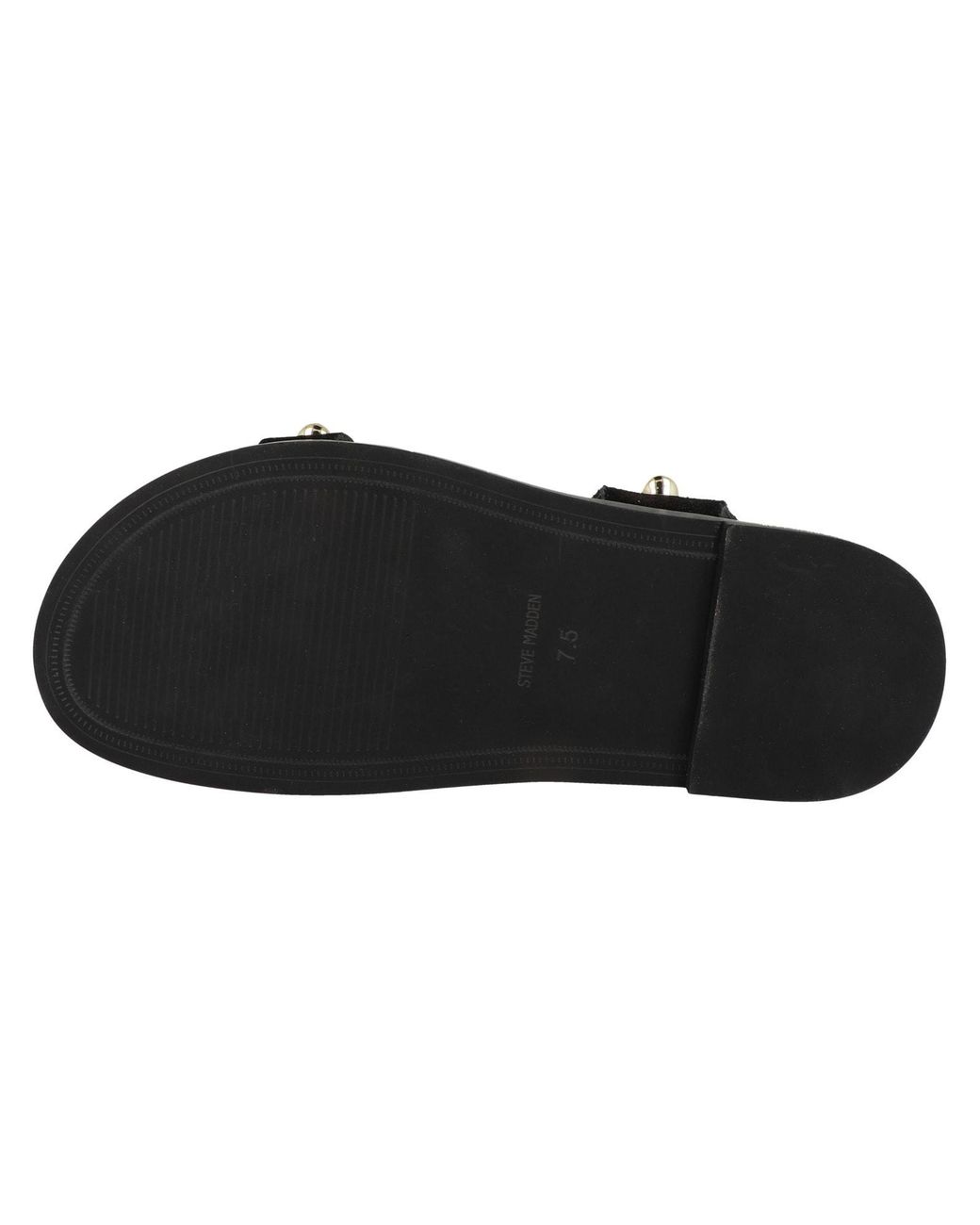 Steve Madden Black Sandale Linear