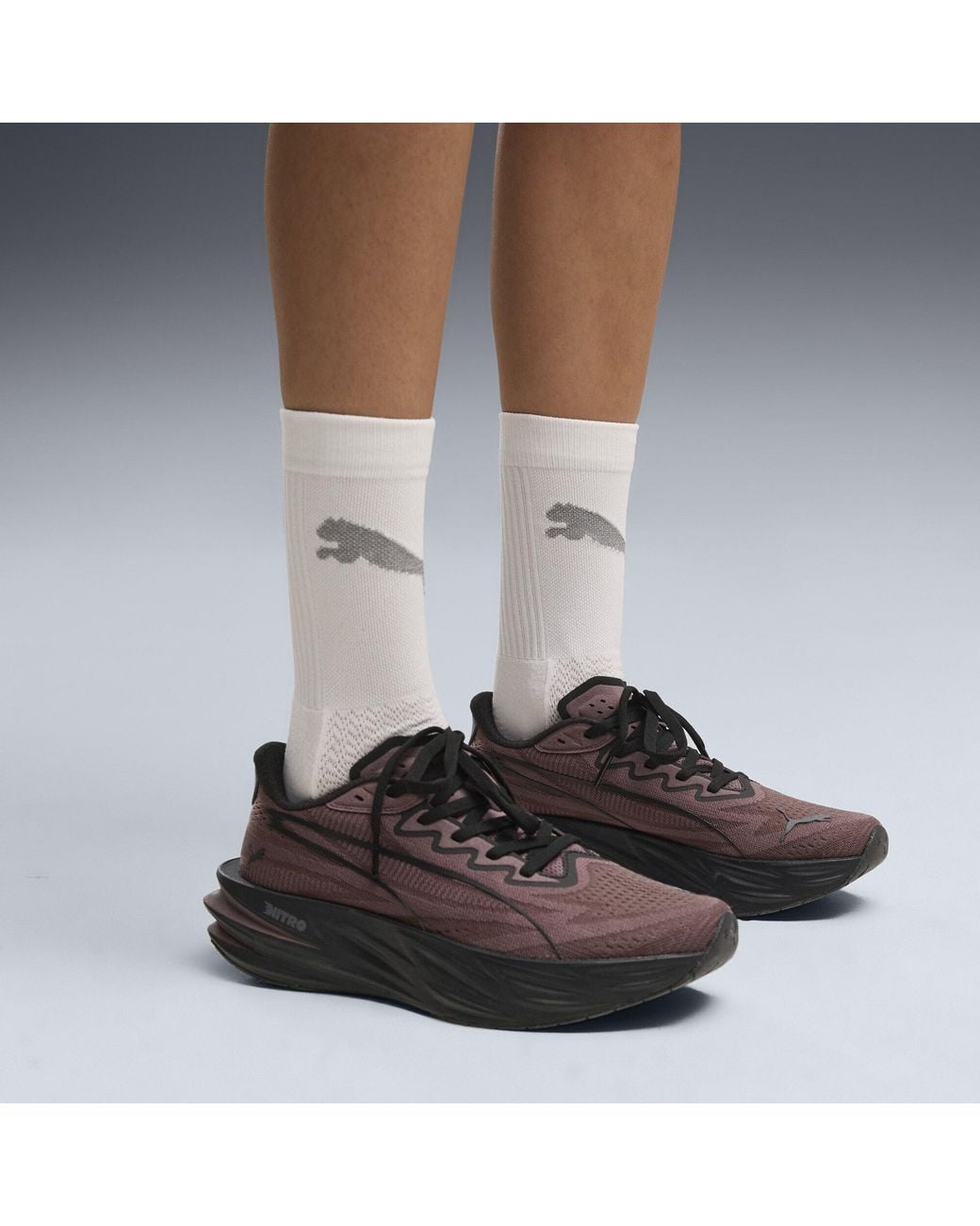 PUMA Brown Laufschuh Deviate Pure Nitro