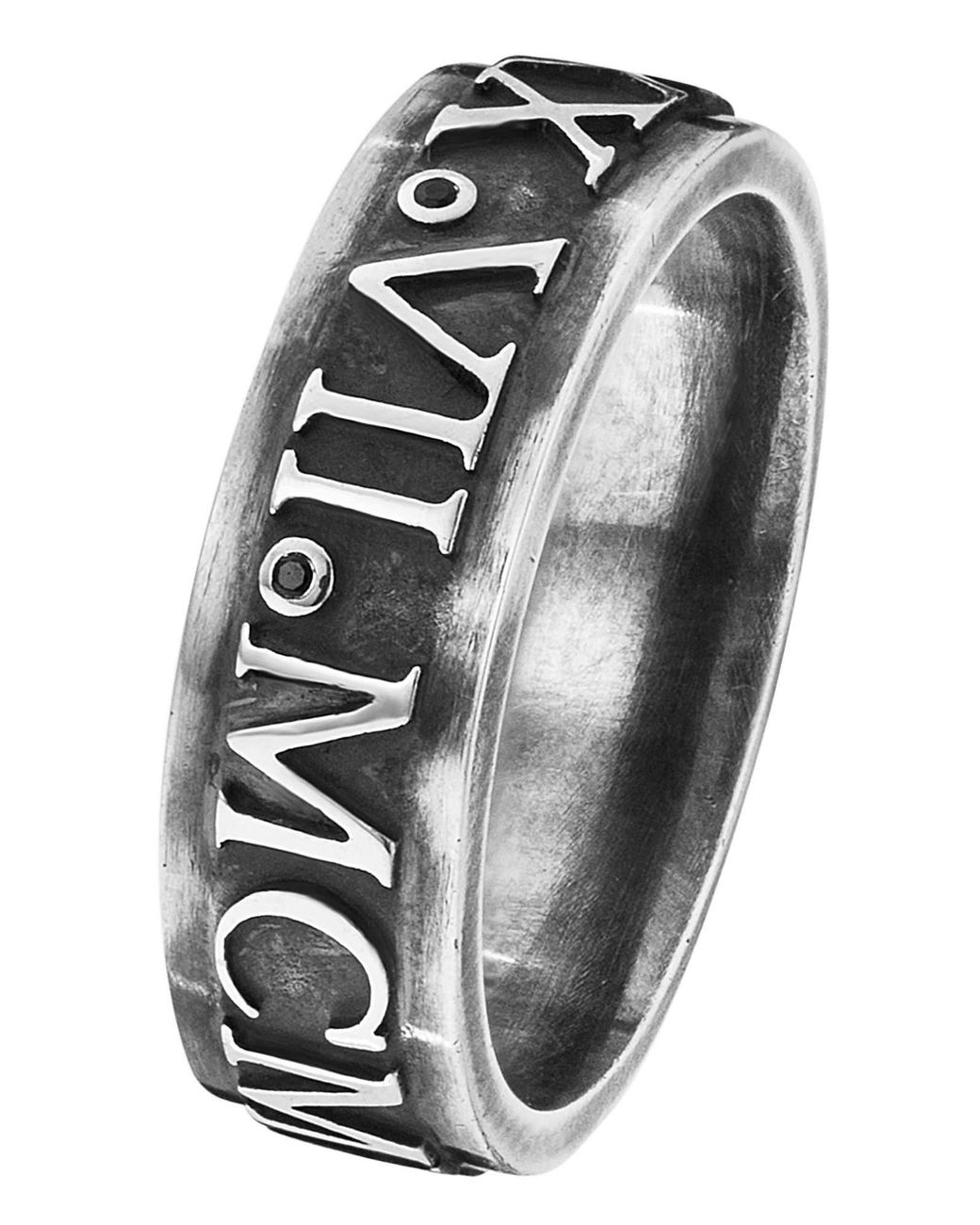 Caï Ca Ring in Metallic für Herren