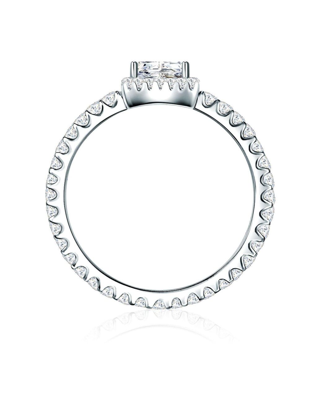 Trilani White Ring