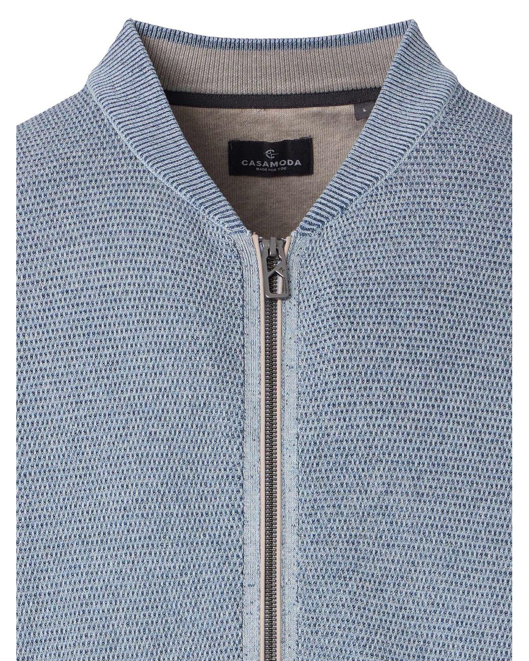 CASA MODA Strickjacke Basic in Blue für Herren