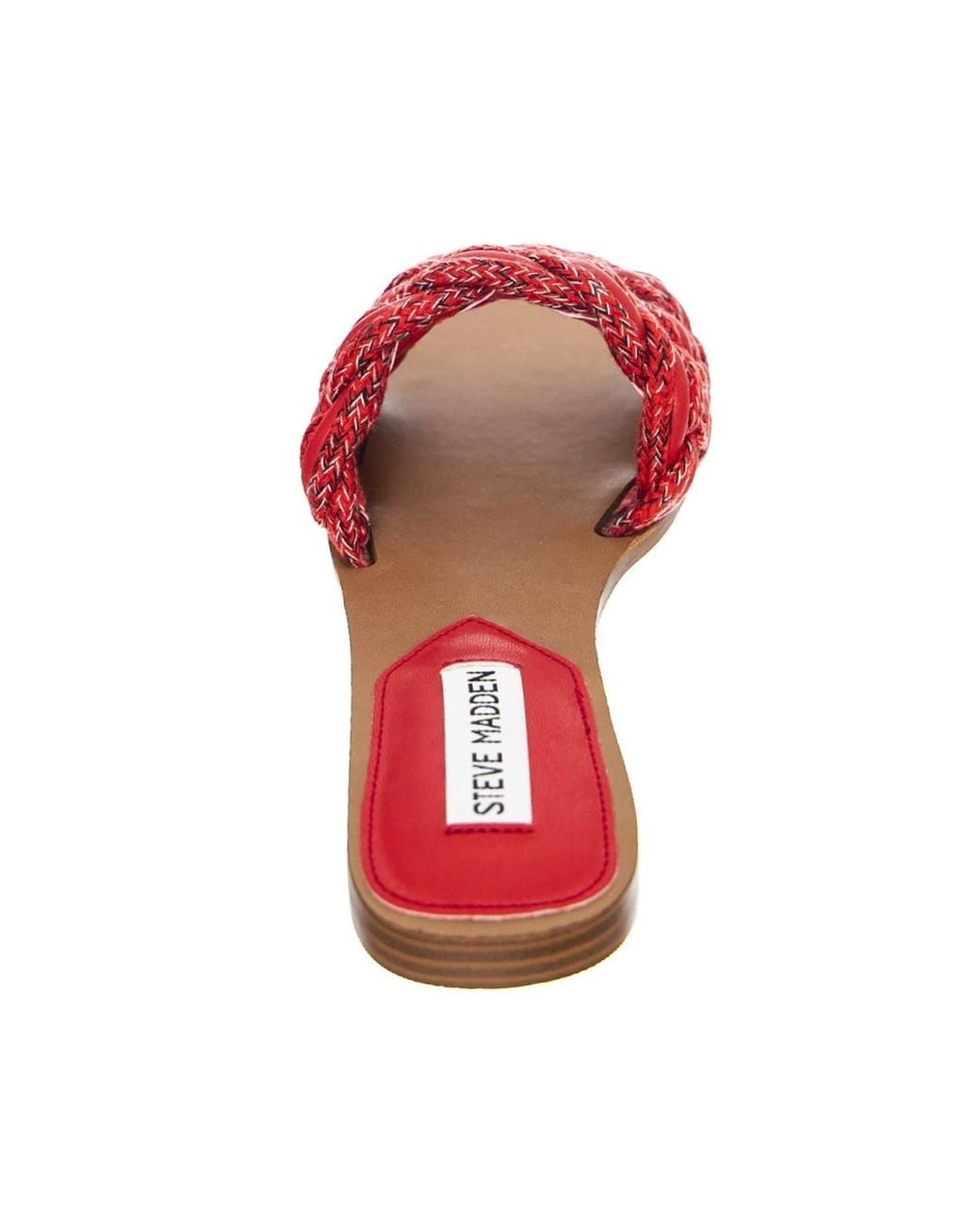 Steve Madden Red Pantolette Nightfall Multi Sandals