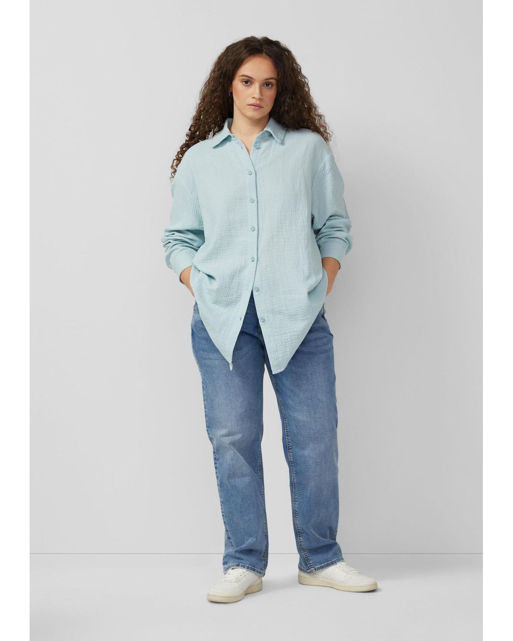 QS Blue Bluse