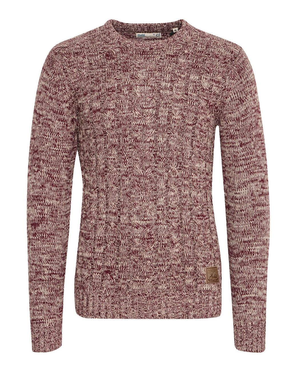 Solid Pullover Philemon in Purple für Herren
