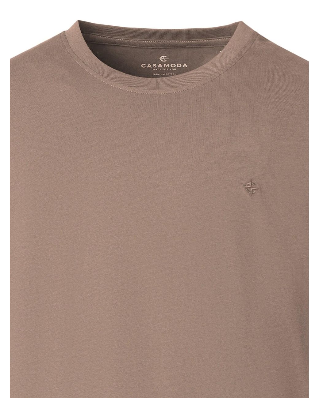 CASA MODA Shirt Basic in Brown für Herren