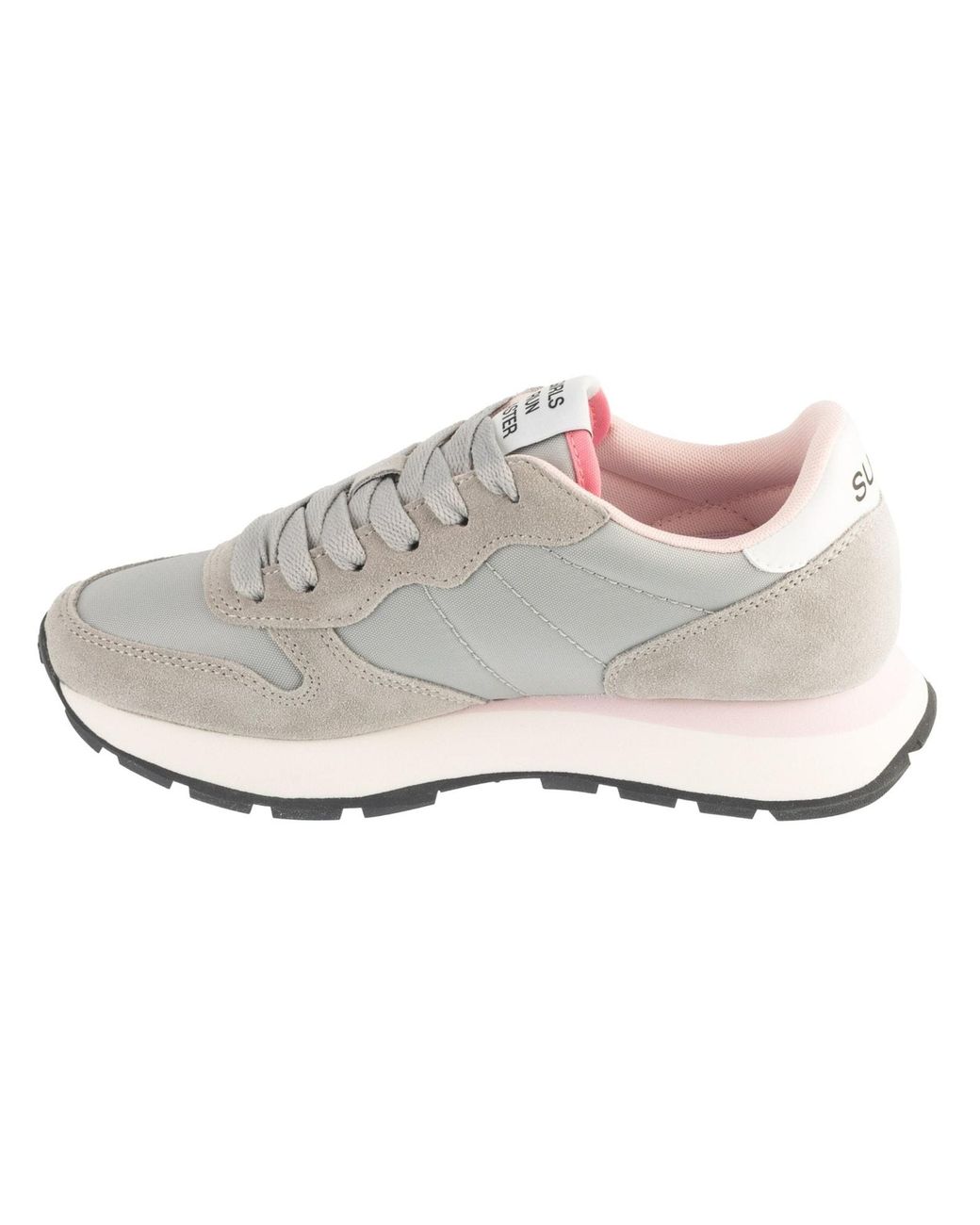 Sun 68 White Sneaker Low Ally Solid