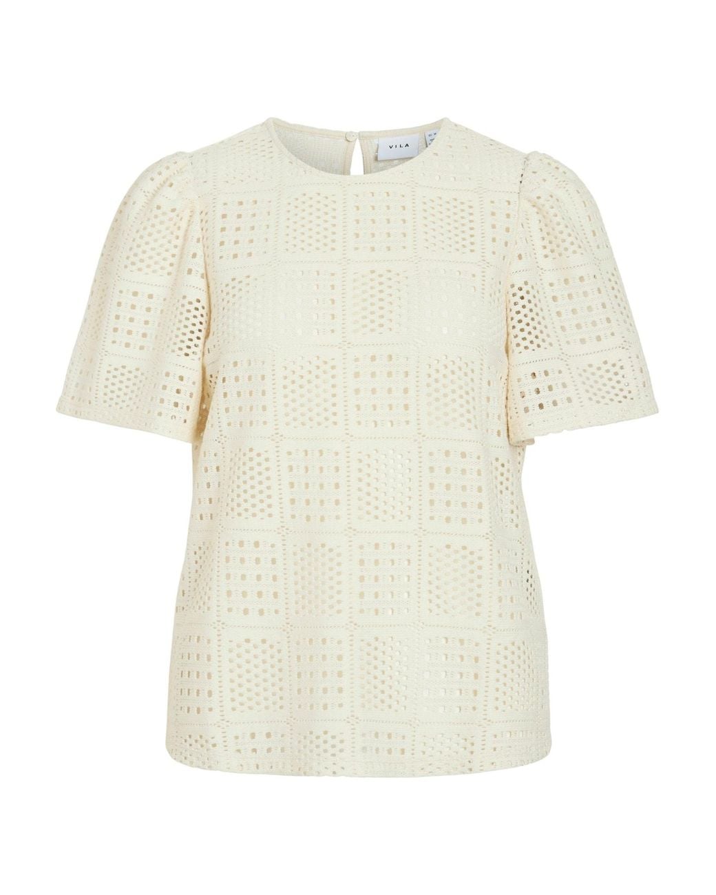 Vila White Bluse Damen Bluse