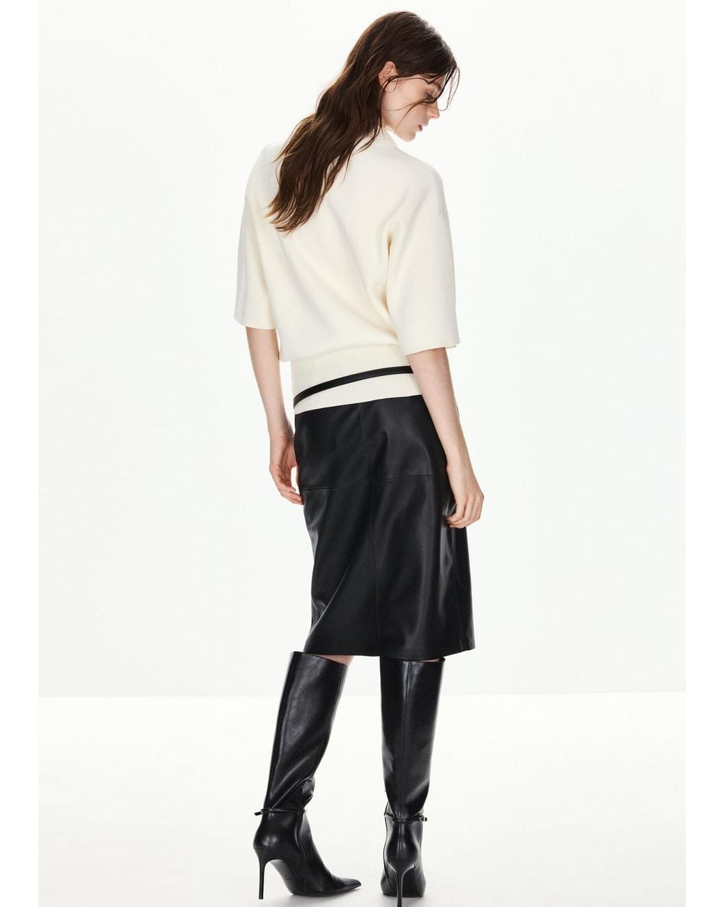 Mango White Pullover Comet