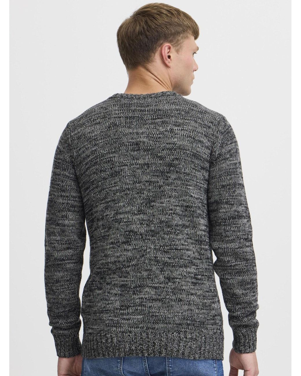 Solid Pullover Philemon in Gray für Herren