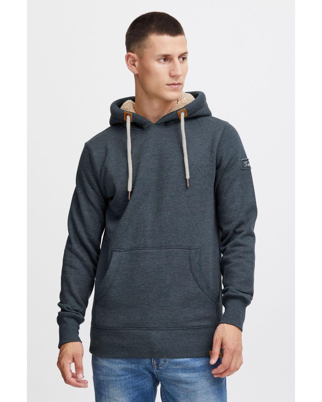 Solid Sweatshirt Trip Pile in Blue für Herren
