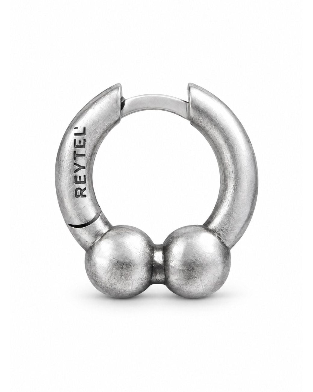 REYTEL Ohrring Duo in Metallic für Herren