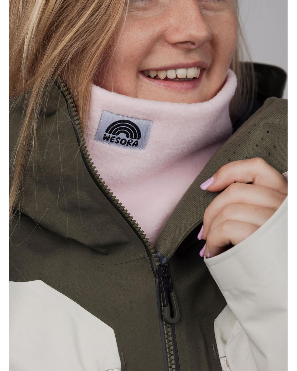 WESORA GmbH Pink Schlauchschal Fleece Neckwarmer