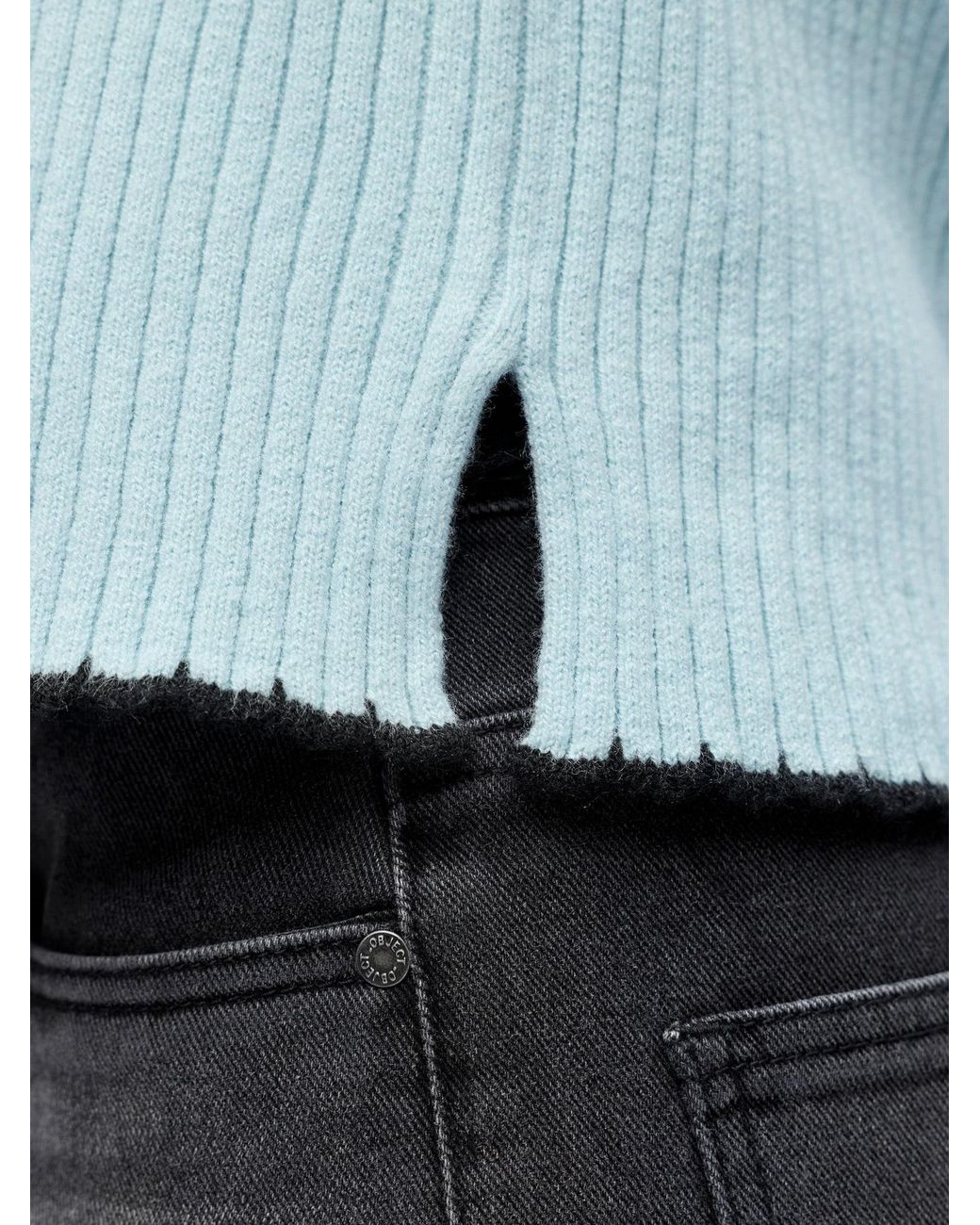 Object Blue Pullover Objelva