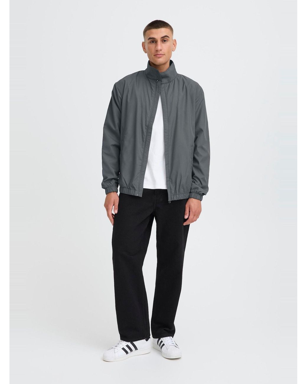 Solid Übergangsjacke Franko in Gray für Herren