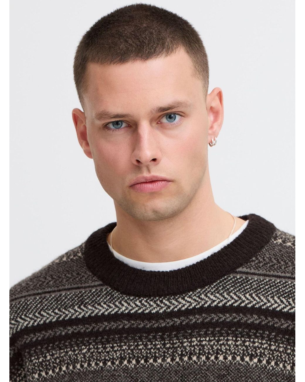 Solid Pullover Maxwell in Black für Herren