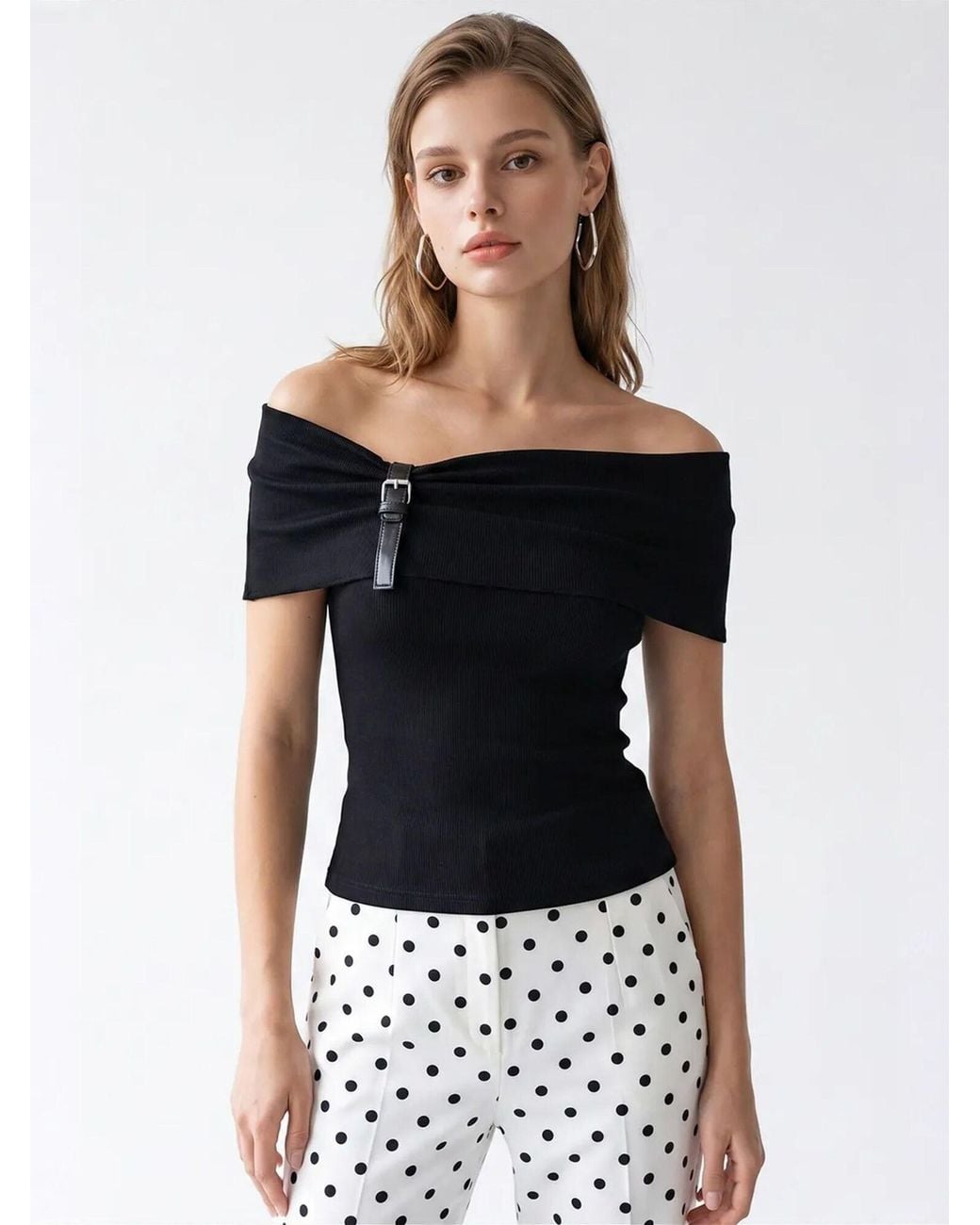 MixRay Black Bluse