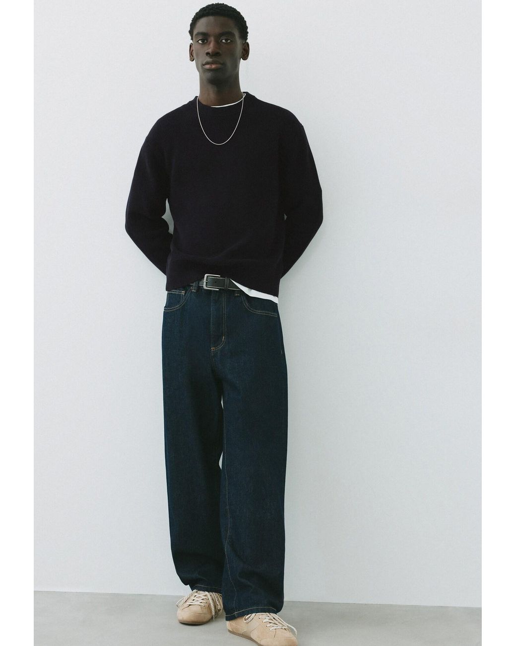 Pull&Bear Pullover in Black für Herren