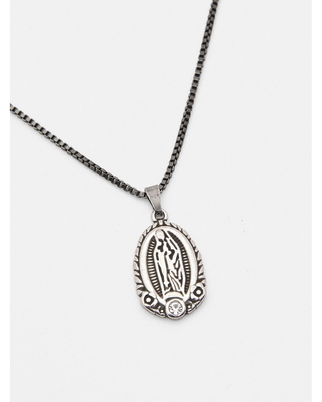 Pull&Bear Kette in Metallic für Herren