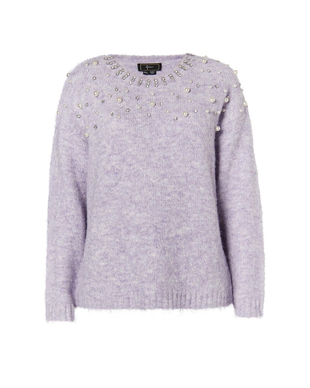 faina Purple Pullover Koosh