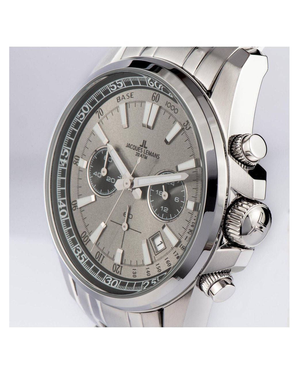Jacques Lemans Analoguhr in Gray für Herren