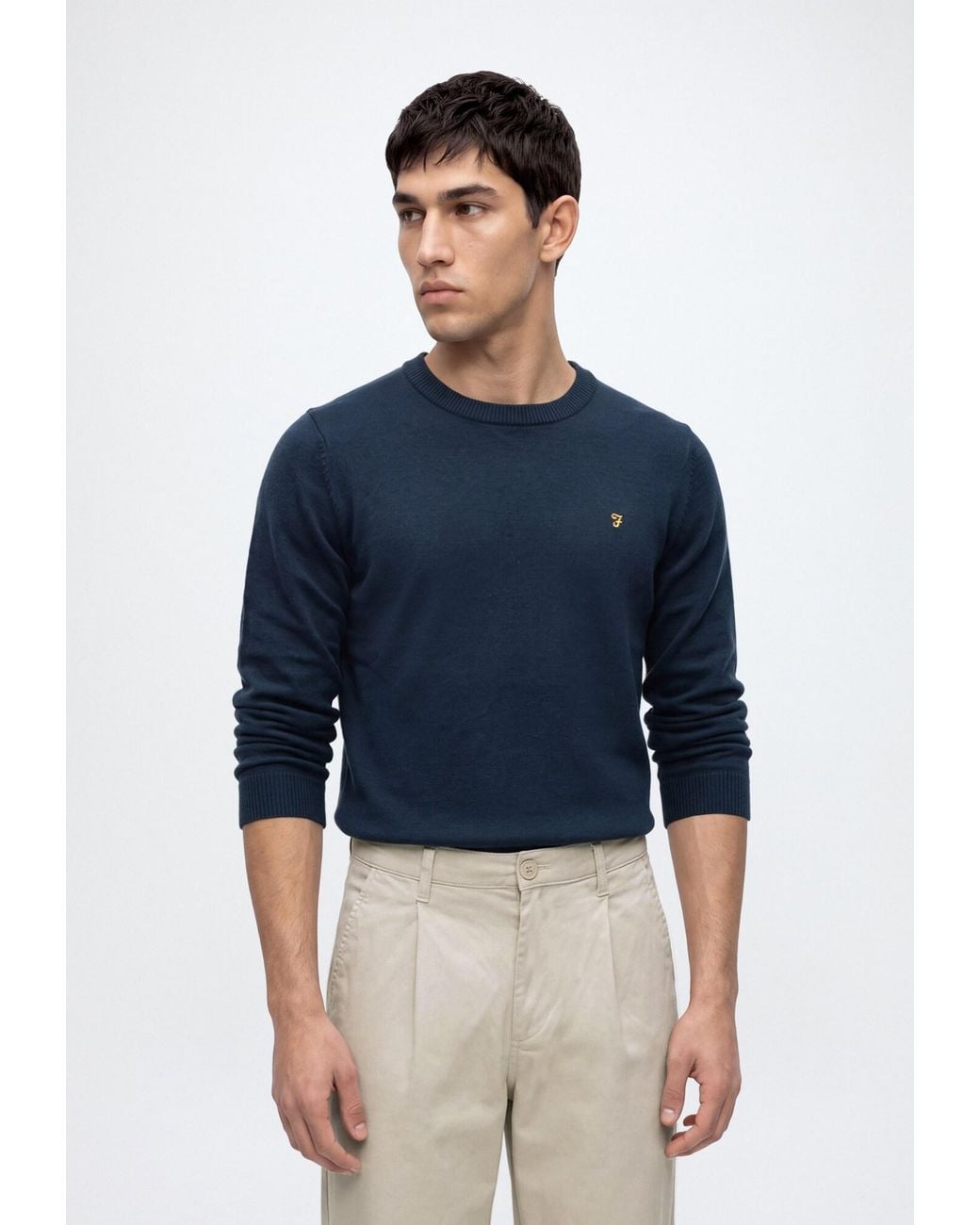 Farah Pullover Maidstone in Blue für Herren
