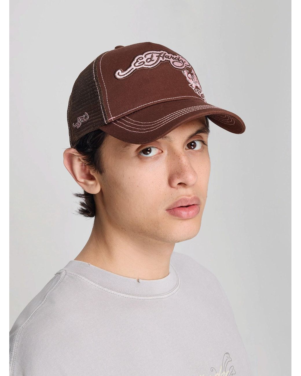 Ed Hardy Brown Cap
