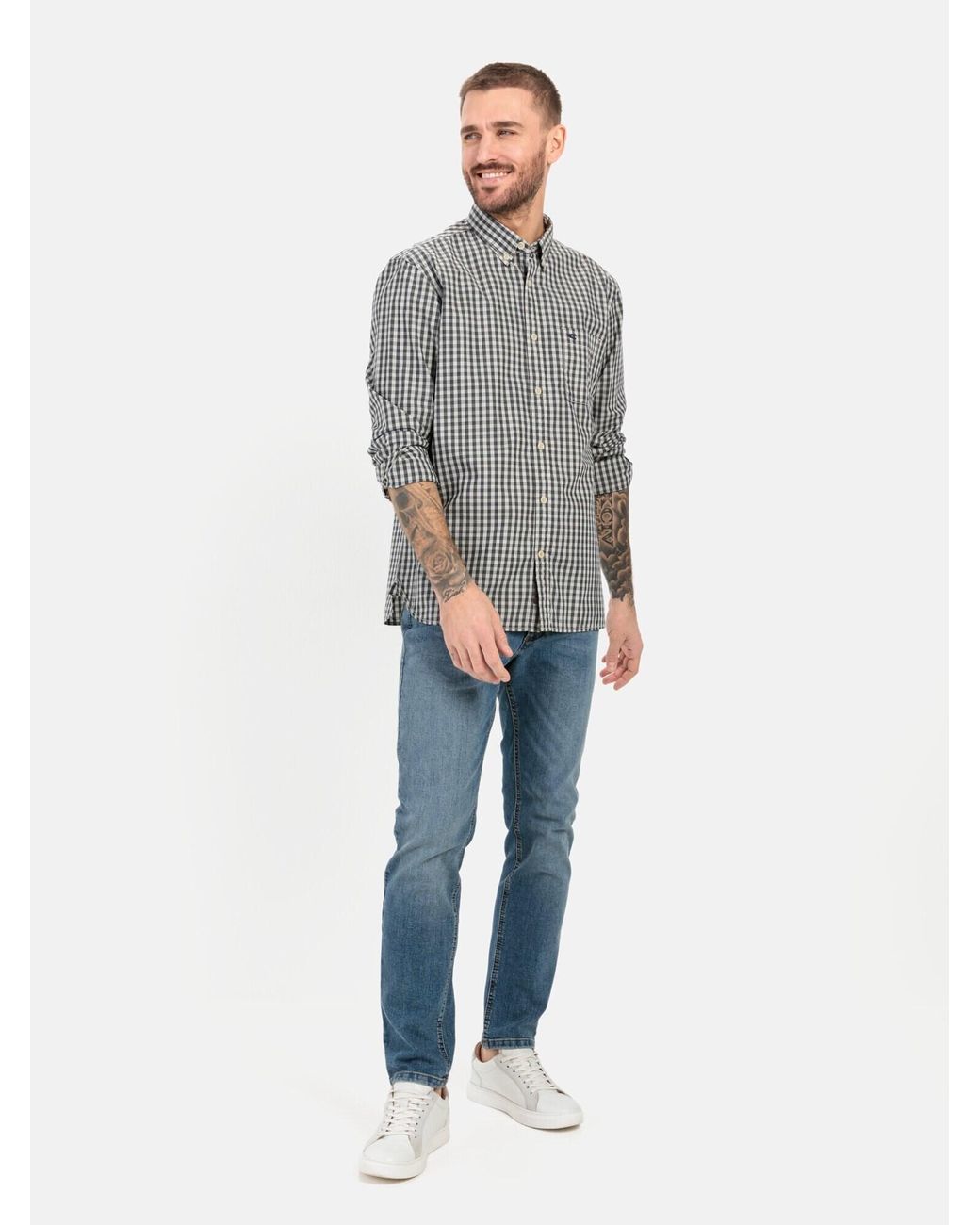 Camel Active Hemd in Gray für Herren