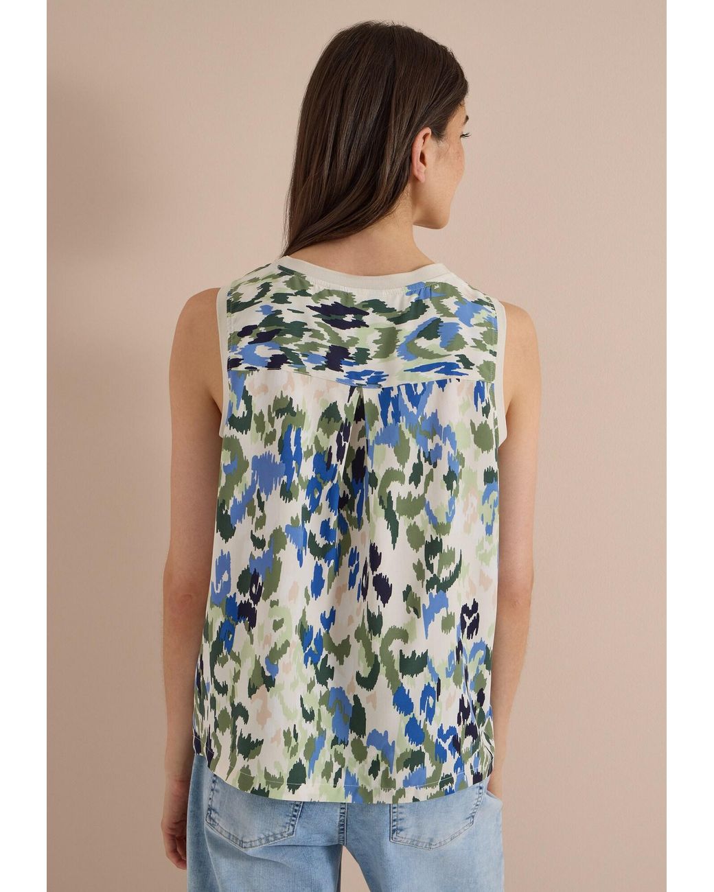 Cecil Blue Bluse