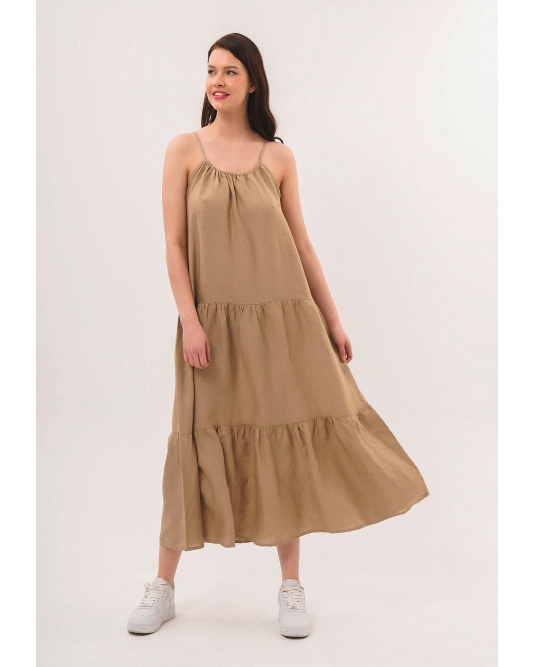FRESHLIONS Natural Sommerkleid Jeanna