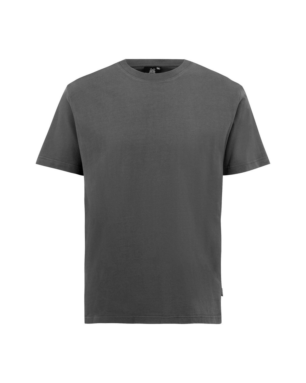 Oldskull T-Shirt Plain Basic in Gray für Herren