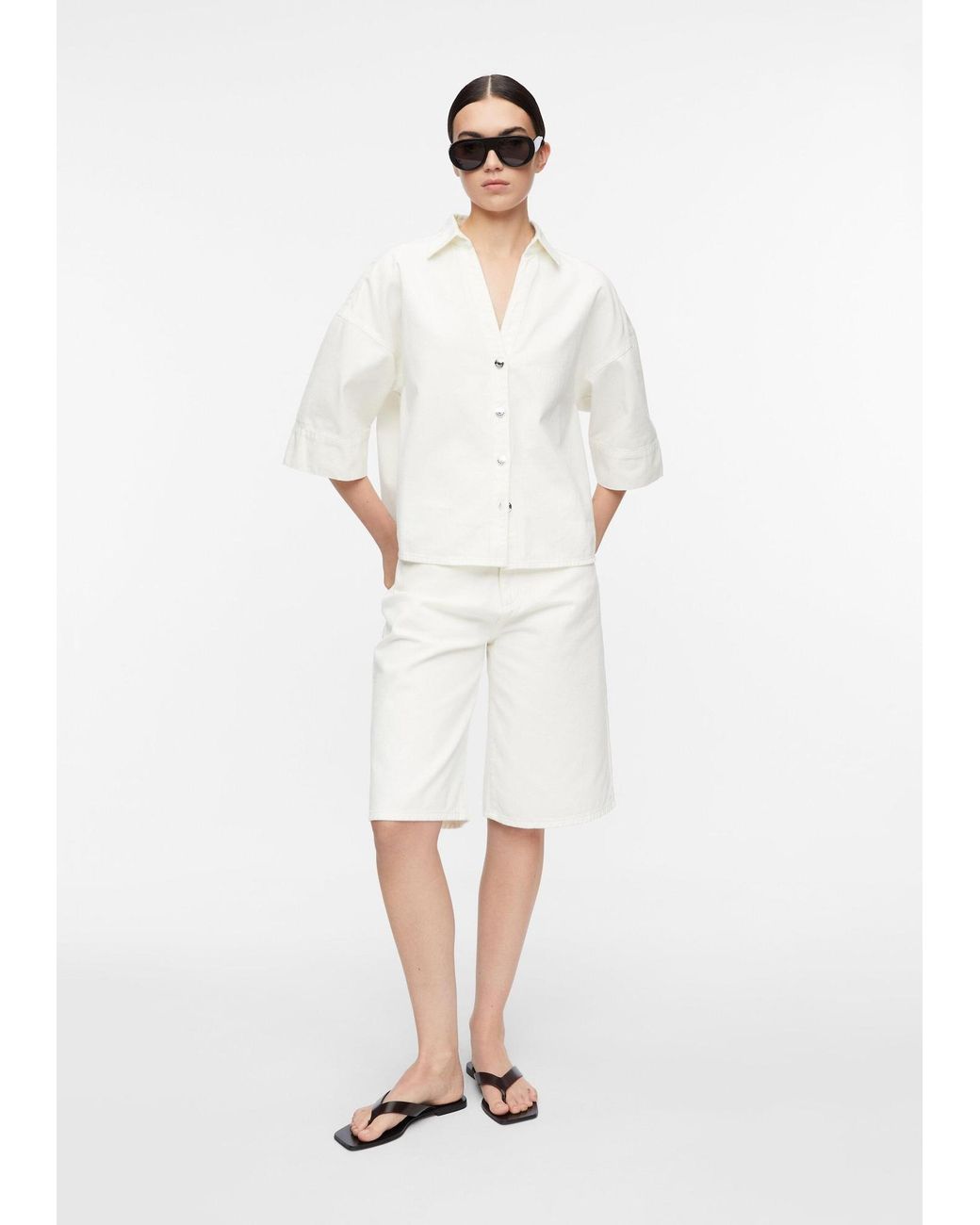 Comma, White Bluse