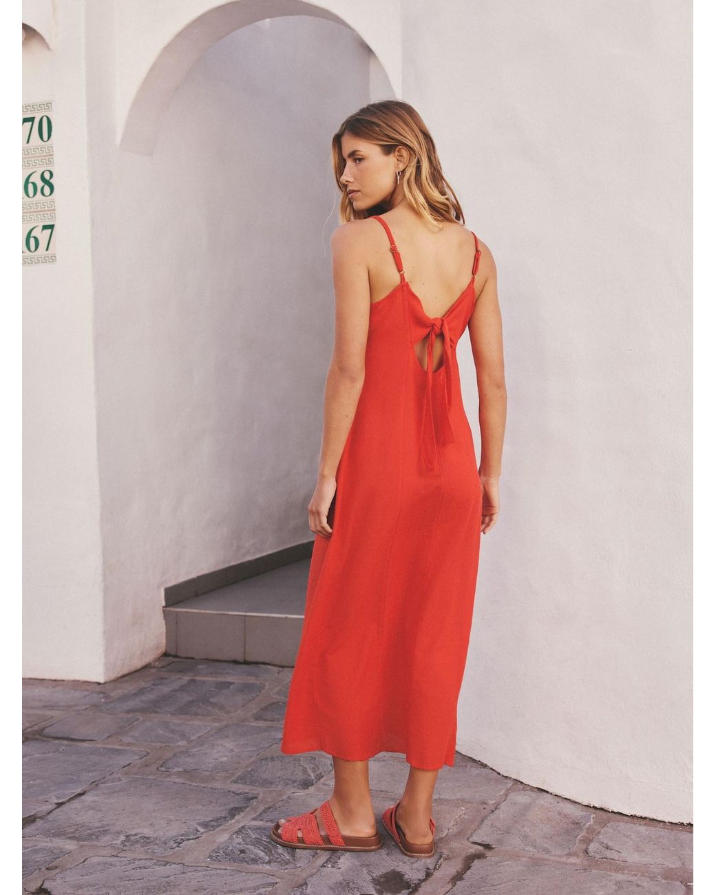 Next Red Kleid