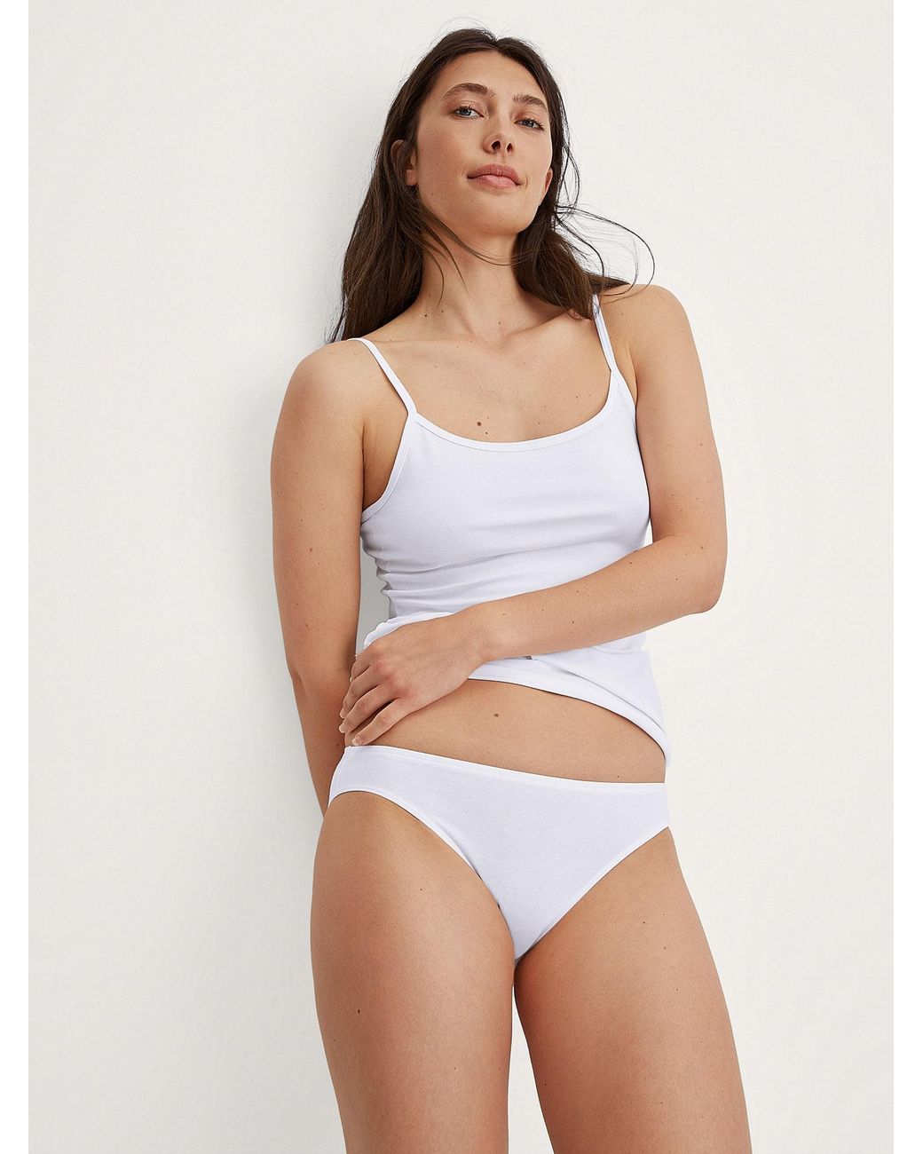 Calida White Slip