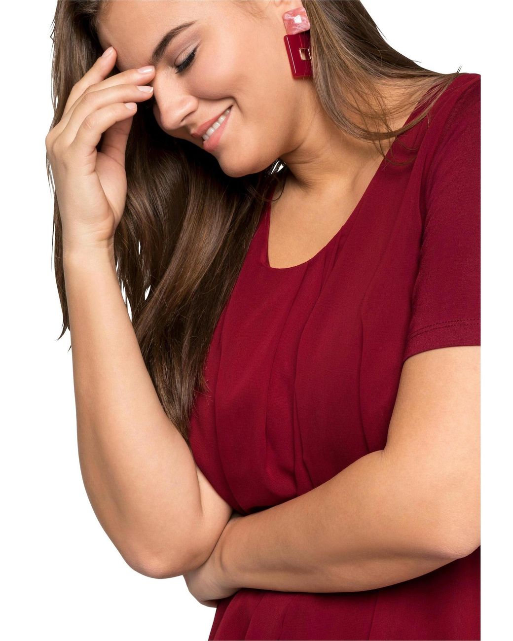 Sheego Red Bluse