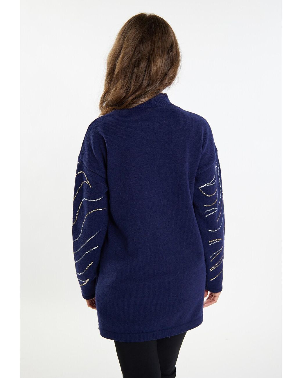 usha BLACK LABEL Blue Pullover