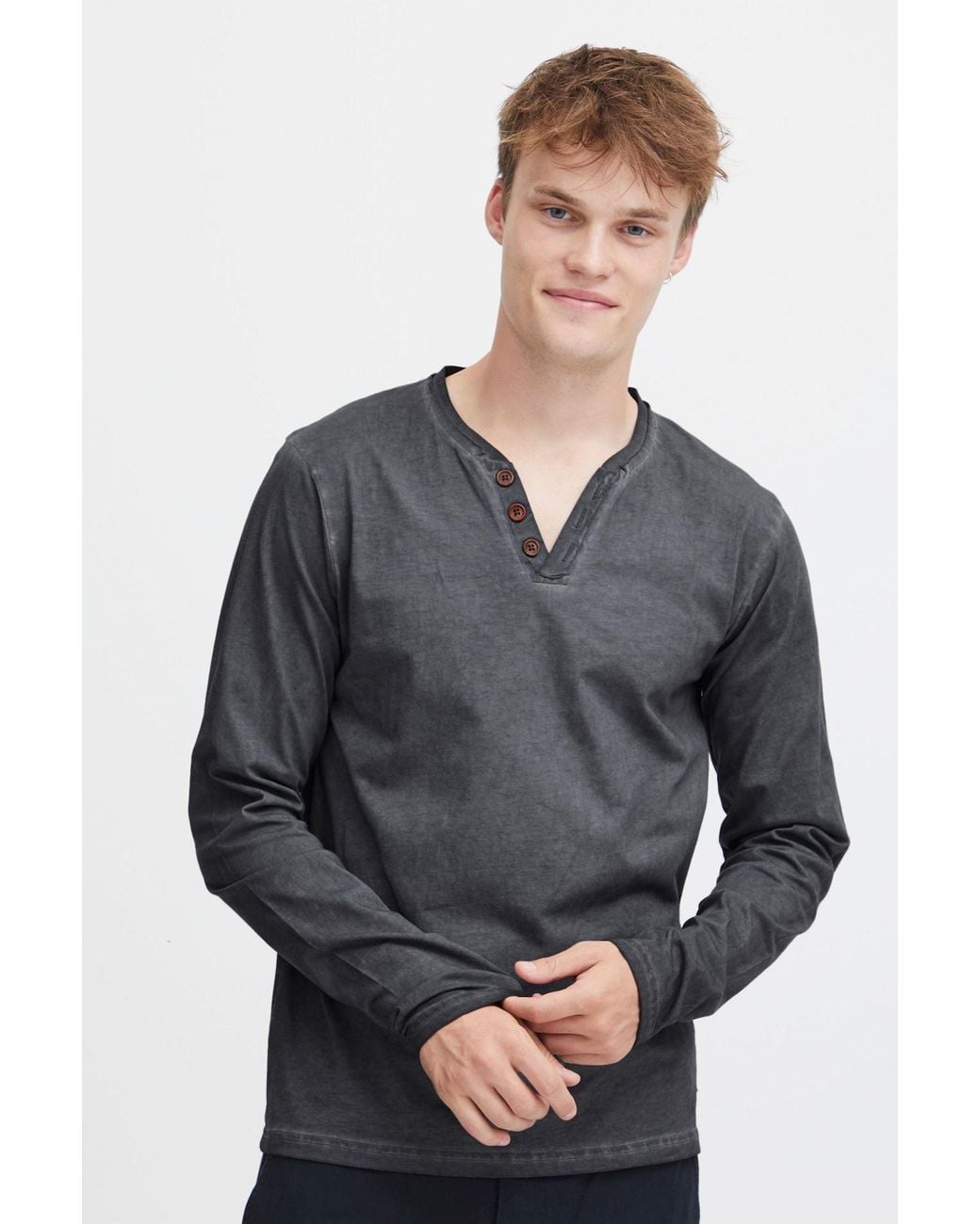 Solid Shirt Tinox in Gray für Herren