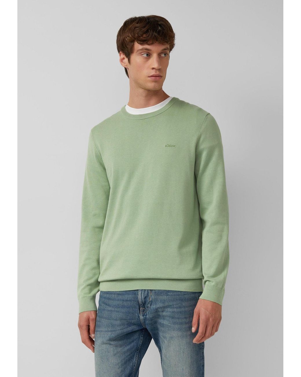 S.oliver Pullover in Green für Herren