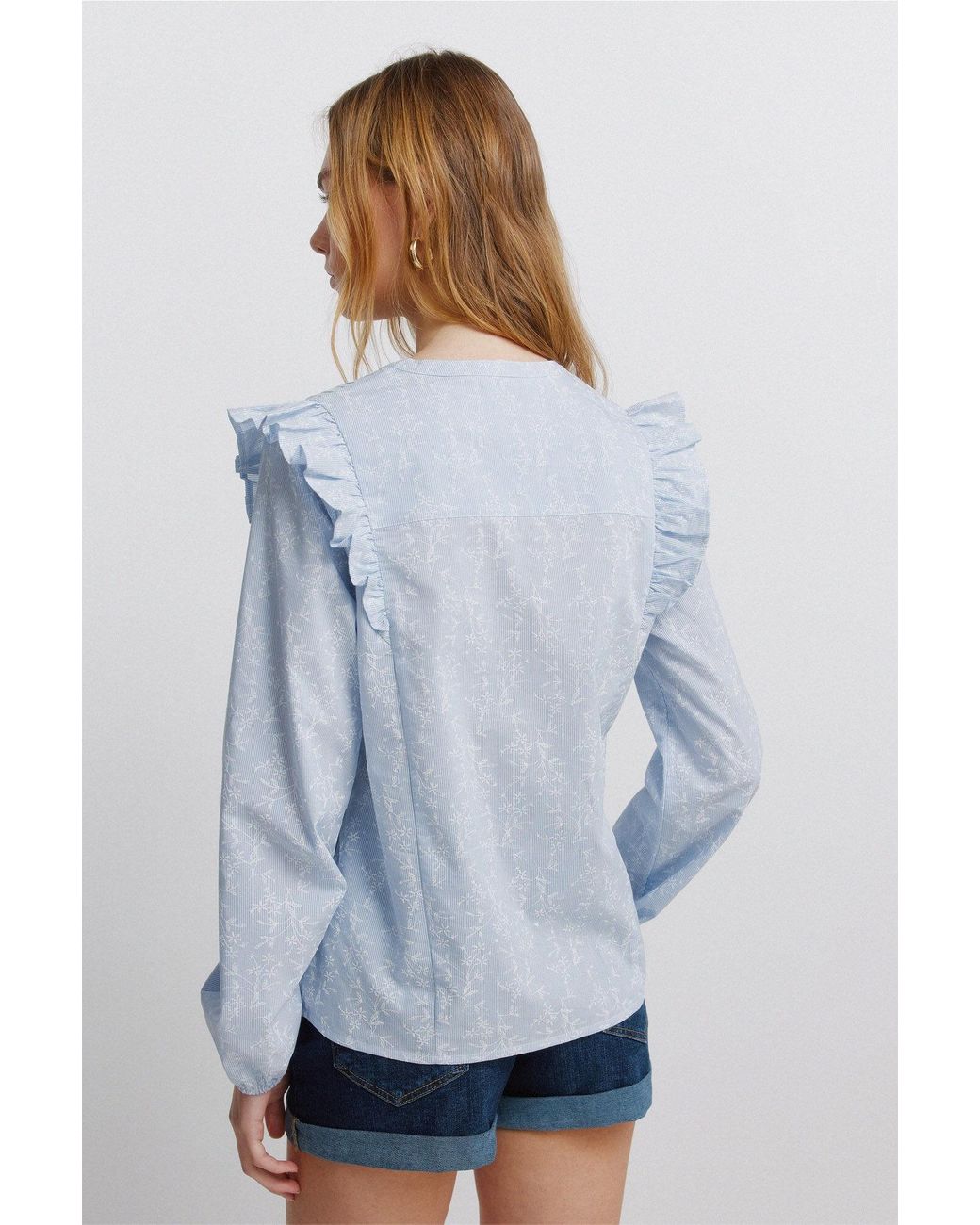 Springfield Blue Bluse