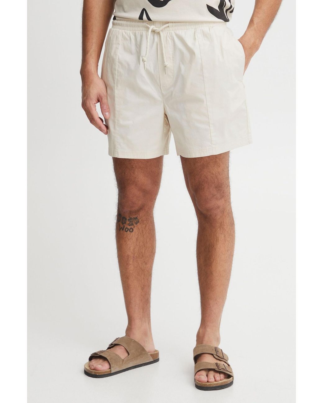 Solid Shorts 'faustino' in White für Herren