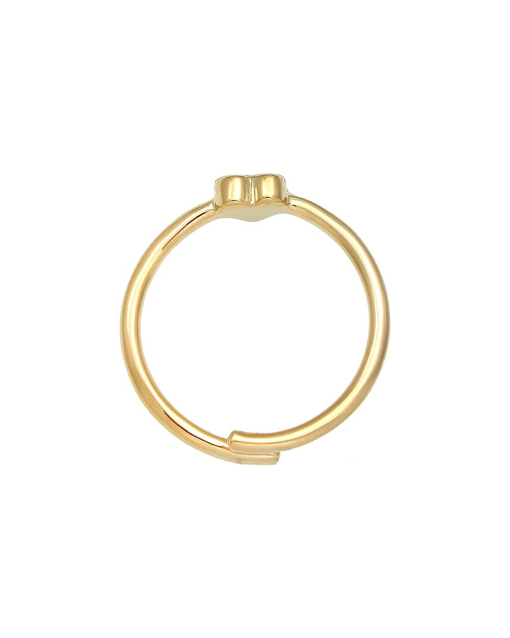 Elli Jewelry Metallic Ring Herz