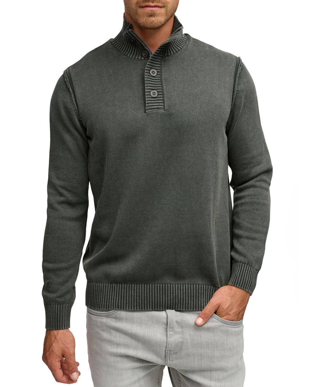 INDICODE Pullover in Gray für Herren