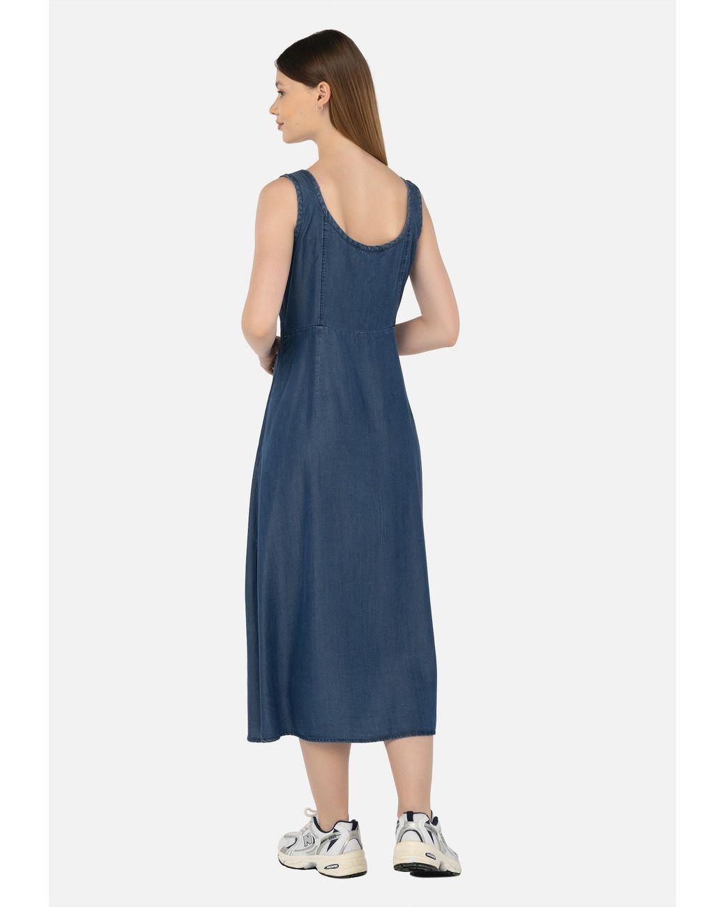 FRESHLIONS Blue Maxikleid Beatrix